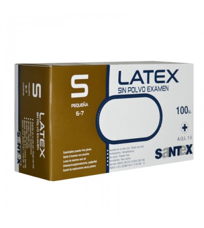 Guante Látex sin Polvo Santex